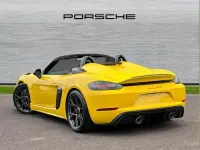 New Porsche 718 500 HP (367 kW) 2025 Yellow Cabriolet