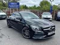 Usado Mercedes CLA180 AMG line 122 HP (89 kW) 2018 Preto Sedan