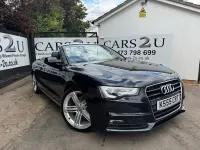 Used Audi A5 Cabriolet S-Line 177 HP (130 kW) 2014 Black Cabriolet