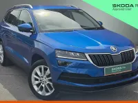Used Skoda Karoq SE L 110 HP (80 kW) 2021 Blue SUV