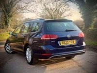 Used VW Golf VII Match 115 HP (84 kW) 2020 Blue Estate