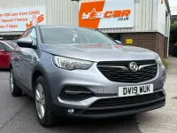 Used Vauxhall Grandland X S 130 HP (95 kW) 2019 Grey SUV
