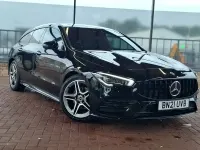 Used Mercedes CLA180 AMG Line Premium Plus 134 HP (98 kW) 2021 Black Coupe