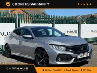 Begagnad Honda Civic SR 129 HK (94 kW) 2018 Silver Halvkombi