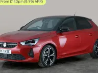 Used Vauxhall Corsa SRi 101 HP (74 kW) 2021 Red Hatchback