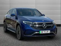 Usado Mercedes EQC400 AMG Line Premium 300 kW (408 HP) 2021 Azul SUV