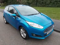 Used Ford Fiesta Zetec 82 HP (60 kW) 2015 Blue Hatchback