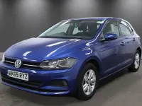 Used VW Polo SE 80 HP (58 kW) 2020 Blue Hatchback