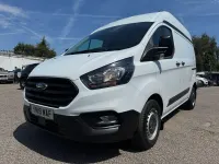 Used Ford Transit Custom 105 HP (77 kW) 2019 White Van