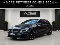 Used Mercedes CLA220 Shooting Brake AMG 177 HP (130 kW) 2015 Black Estate