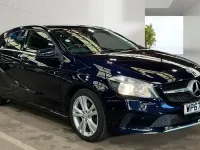 Used Mercedes A160 Executive 102 HP (75 kW) 2018 Cavansite blue Hatchback