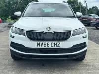 Used Skoda Karoq SE 116 HP (85 kW) 2018 White SUV