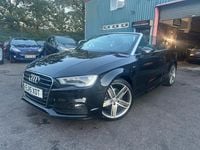 Used Audi A3 Cabriolet S-Line 180 HP (132 kW) 2015 Black Cabriolet