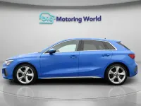 Used Audi A3 Sportback S-Line 110 HP (80 kW) 2023 Blue Hatchback