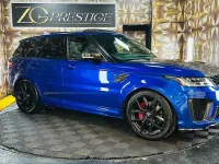Used Land Rover Range Rover Sport SVR 575 HP (422 kW) 2019 Blue SUV