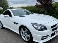Used Mercedes SLK200 AMG 184 HP (135 kW) 2016 White Cabriolet