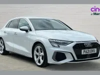 Used Audi A3 S-Line 147 HP (108 kW) 2021 White Sedan