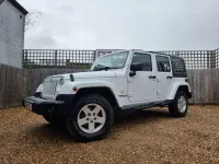 Begagnad Jeep Wrangler Sahara 197 HK (144 kW) 2014 Vit SUV