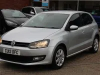 Used VW Polo Match 85 HP (62 kW) 2013 Silver Hatchback