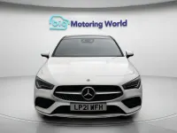 Used Mercedes CLA180 AMG line 136 HP (100 kW) 2021 White Coupe