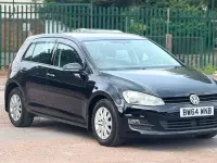 Used VW Golf VII 2014 Black Hatchback