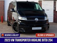 Used VW Transporter Highline 204 HP (150 kW) 2023 Black Van