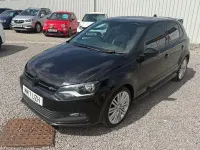 Used VW Polo BlueGT 150 HP (110 kW) 2017 Black Hatchback