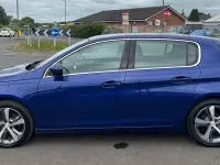 Used Peugeot 308 Allure 130 HP (95 kW) 2017 Blue Hatchback
