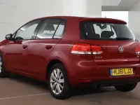 Used VW Golf VI Match 105 HP (77 kW) 2011 Red Hatchback