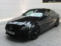 Used Mercedes C220 AMG line 2017 Black Coupe