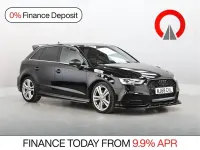 Used Audi A3 S-Line 190 HP (139 kW) 2019 Black Sedan