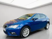 Used Seat Leon SE Dynamic 110 HP (80 kW) 2018 Blue Hatchback