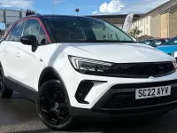 Used Vauxhall Crossland GS Line 110 HP (80 kW) 2022 White SUV