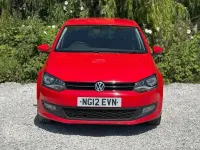 Begagnad VW Polo Match 75 HK (55 kW) 2012 Röd Halvkombi
