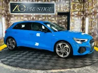 Begagnad Audi A3 Premium 150 HK (110 kW) 2023 Blå Sedan