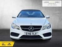 Used Mercedes E220 AMG line 2016 White Cabriolet