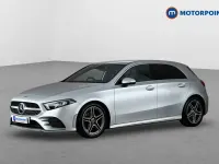 Used Mercedes A200 AMG line 2019 Silver Hatchback