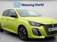 Used Peugeot 208 Allure 101 HP (74 kW) 2024 Yellow Hatchback