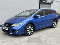 Begagnad Honda Civic SR 120 HK (88 kW) 2016 Blå Kombi