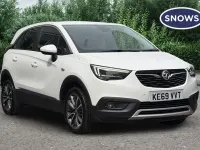 Used Vauxhall Crossland Elite 130 HP (95 kW) 2020 White SUV