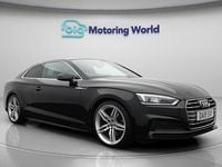 Used Audi A5 S-Line 150 HP (110 kW) 2019 Black Coupe