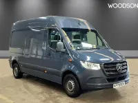 Usado Mercedes E-Sprinter Progressive 85 kW (116 CV) 2020 Gris Van