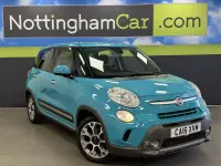 Used Fiat 500L Trekking 95 HP (69 kW) 2016 Blue MPV