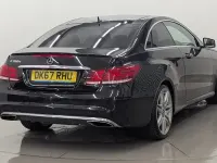 Used Mercedes E350 AMG line 258 HP (189 kW) 2016 Black Coupe