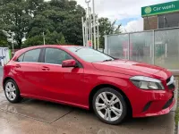 Used Mercedes A180 109 HP (80 kW) 2017 Red Hatchback