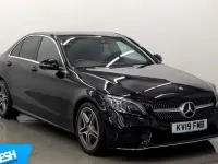 Used Mercedes C200 AMG Line Premium 184 HP (135 kW) 2019 Black Sedan