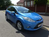 Used Ford Fiesta Zetec 96 HP (70 kW) 2012 Blue Hatchback
