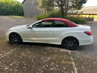 Used Mercedes E250 AMG line 2015 White Cabriolet