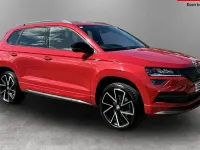 Used Skoda Karoq SportLine 150 HP (110 kW) 2019 Red SUV