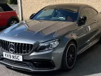 Used Mercedes C63S AMG Premium Plus 510 HP (375 kW) 2019 Grey Coupe